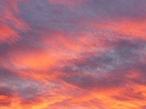 Sunrise in Loveland, Colorado.  Photo by H.M. Kerr-Schlaefer