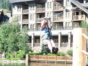 zip lining at Copper Mountain HeidiTown August 2012 zip lining at Copper Mountain HeidiTown August 2012