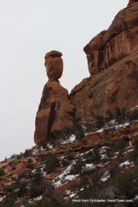Balancing Rock at CO National Monument March 2013 HeidiTown