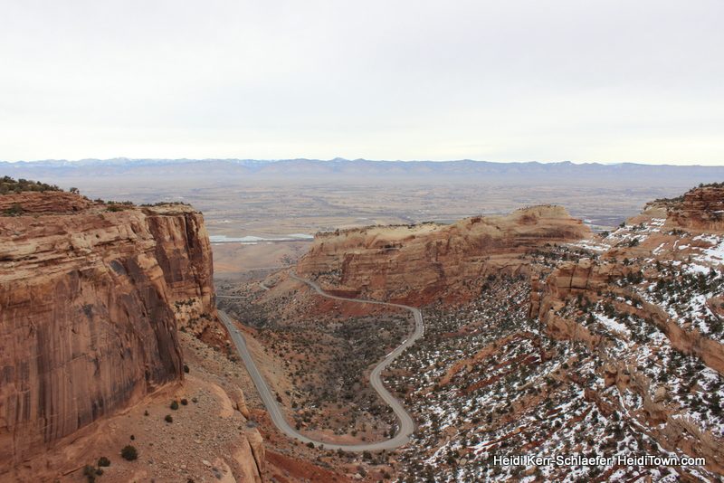The view from the Mesa at Colorado National Monument March 2013 HeidiTown The view from the Mesa at Colorado National Monument March 2013 HeidiTown