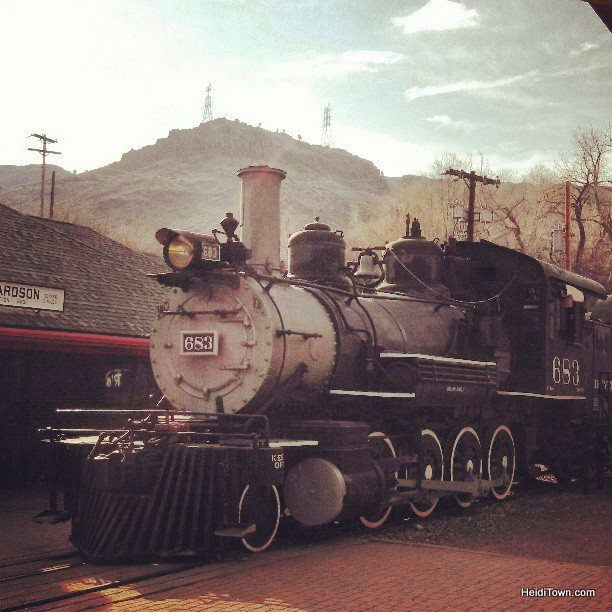 Engine at the Colorado Railroad Museum HeidiTown