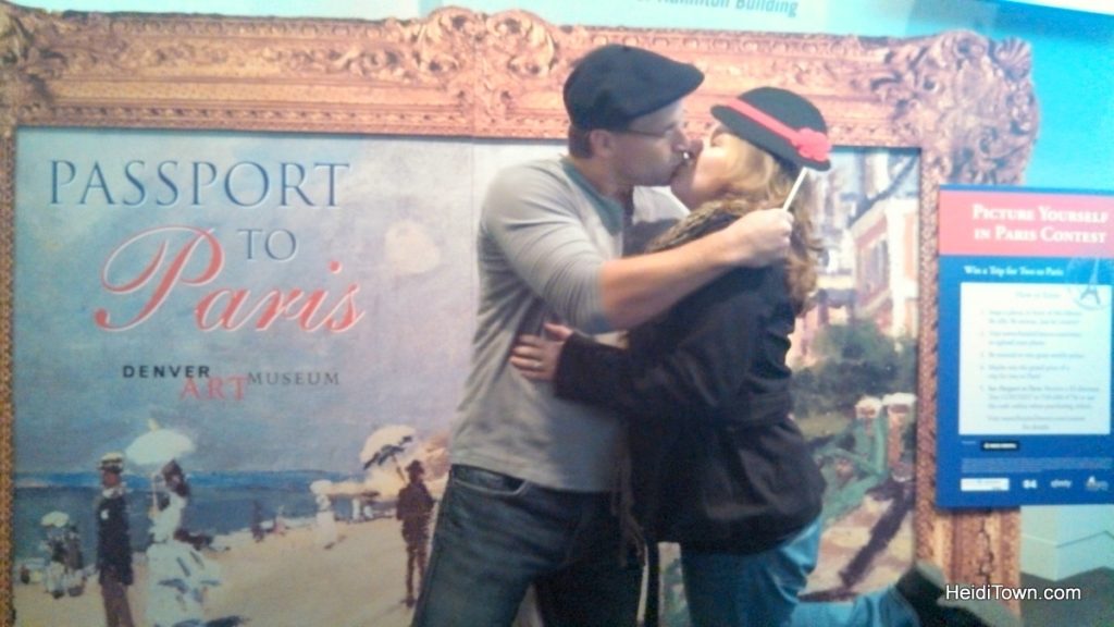 Heidi & Ryan at Passport to Paris at the Denver Art Museum.