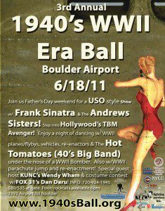 1940s WWII Era Ball event poster 1940s WWII Era Ball event poster