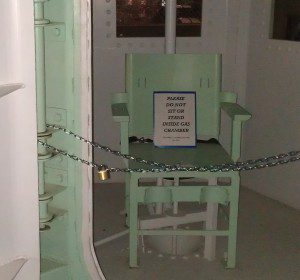 the gas chamber at the Colorado Prison Museum gas chamber at the Colorado Prison Museum
