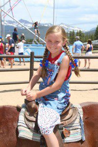 Little girl on pony. Little girl on pony.