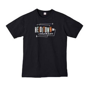 heiditown tee black