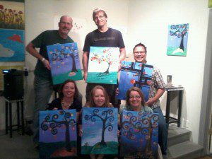 painting night with friends at studio vino painting night with friends at studio vino