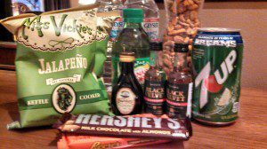 mini-bar gift basket at The Rush Casino in Cripple Creek photo by HeidiTown mini-bar gift basket at The Rush Casino in Cripple Creek photo by HeidiTown