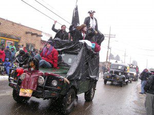 Parade of Hearses at Frozen Dead Guy Days. Parade of Hearses at Frozen Dead Guy Days.