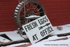 Farm Fresh Eggs sign at Timberlane Farm Museum HeidiTown Farm Fresh Eggs sign at Timberlane Farm Museum HeidiTown
