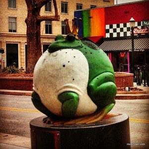 Frog Prince in Downtown Grand Junction. HeidiTown.com Frog Prince in Downtown Grand Junction. HeidiTown.com