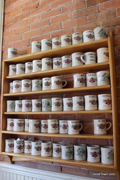 Customer mugs inside Silver Grill in Fort Collins, HeidiTown.com Customer mugs inside Silver Grill in Fort Collins, HeidiTown.com