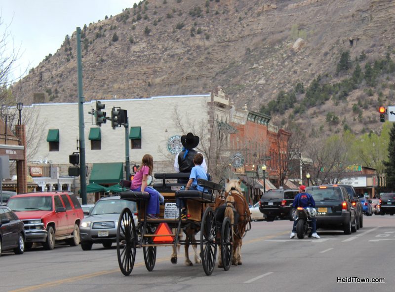 Dean taking some local kids home by carriage in Durango, Colorado. HeidiTown.com Dean taking some local kids home by carriage in Durango, Colorado. HeidiTown.com