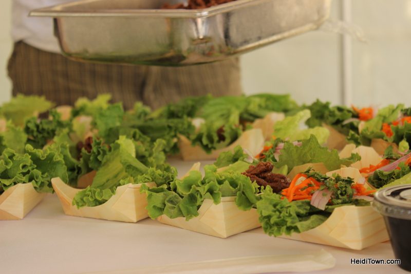 Asian lettuce wraps by Chef Fawn of Sweetwater Grill during All Arts Festival 2013 in Steamboat Springs. Asian lettuce wraps by Chef Fawn of Sweetwater Grill during All Arts Festival 2013 in Steamboat Springs.