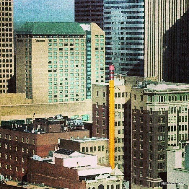 the view from our room at the Denver Hyatt downtown. HeidiTown.com the view from our room at the Denver Hyatt downtown. HeidiTown.com