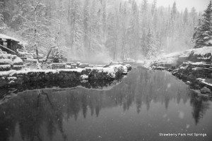 Photo from Strawberry Park Hot Springs.