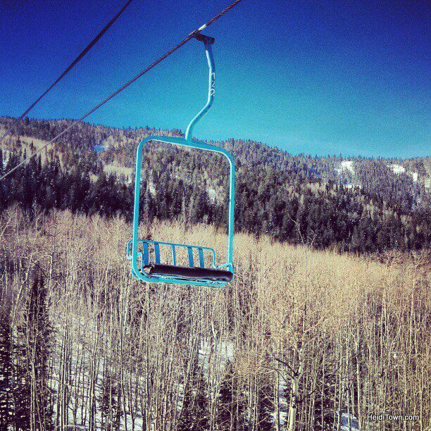 The cutest retro chairlift at Powderhorn Resort Colorado HeidiTown.com The cutest retro chairlift at Powderhorn Resort Colorado HeidiTown.com