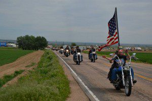 bikers on the Realities for Children poker run