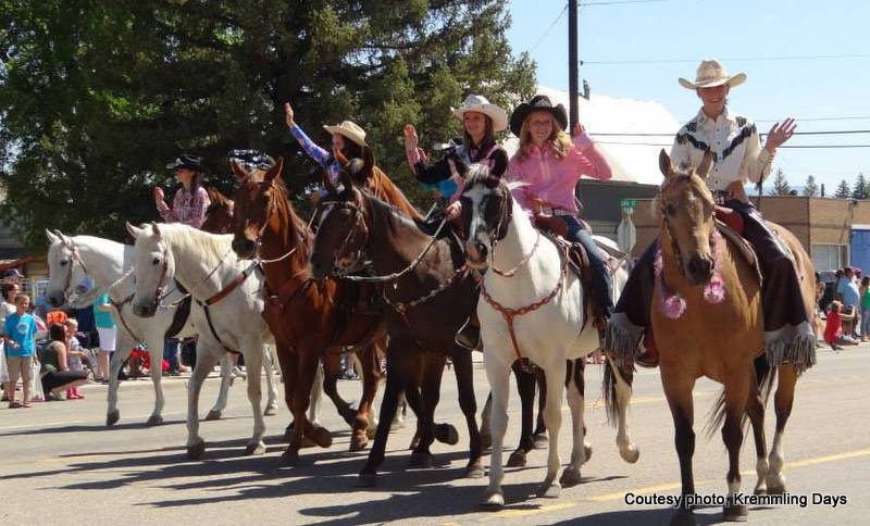 Horses in the Kremmling Days parade in Kremmling, Colorado. HeidiTown.com