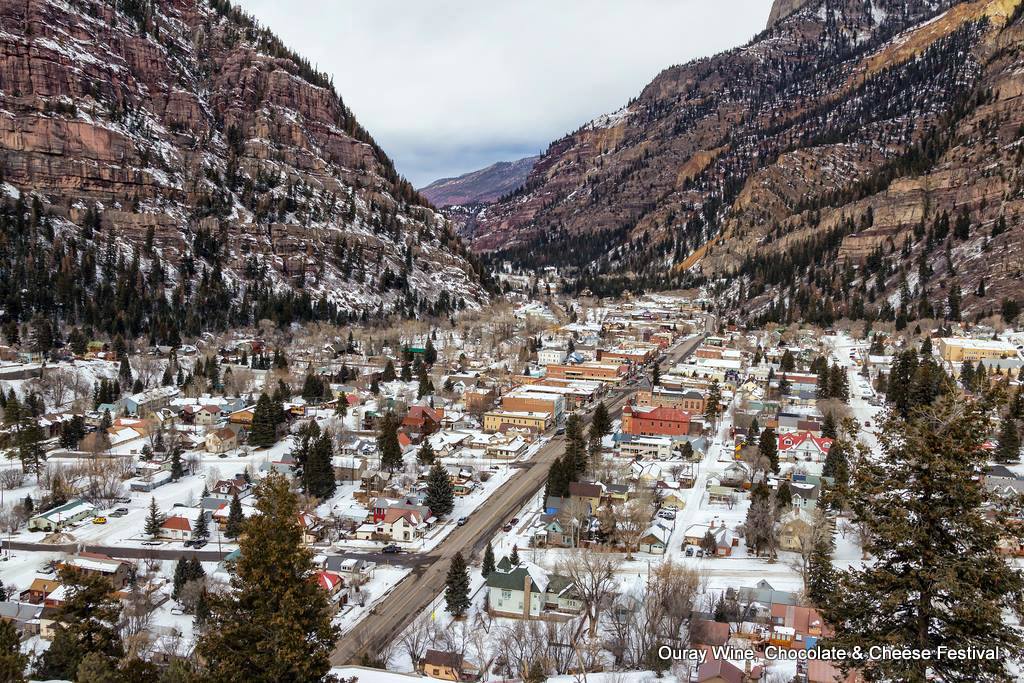 Ouray Colorado in the winter. HeidiTown.com