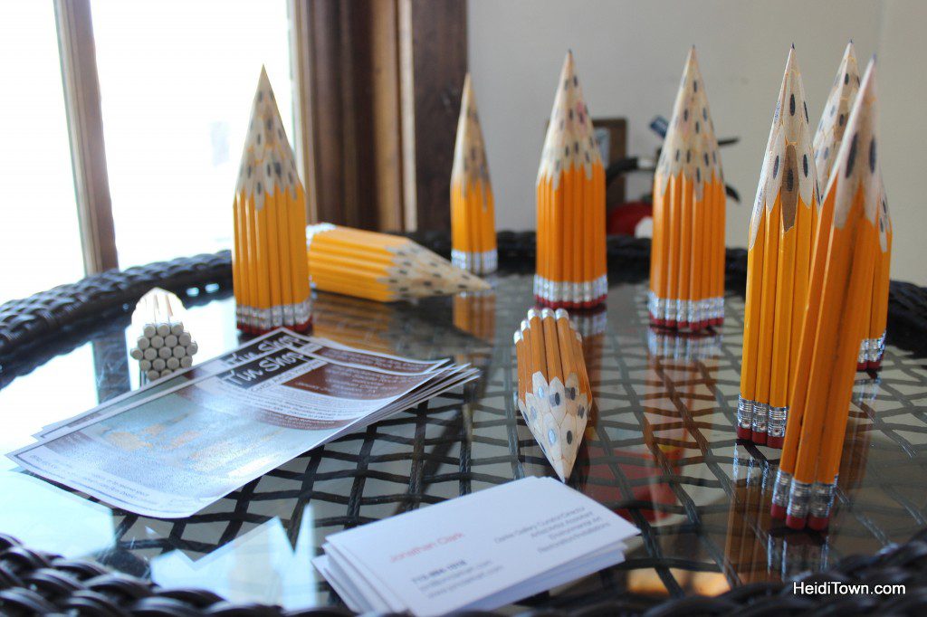 Jonathan Clark, artist. At the Tin Shop in Breckenridge, Colorado.