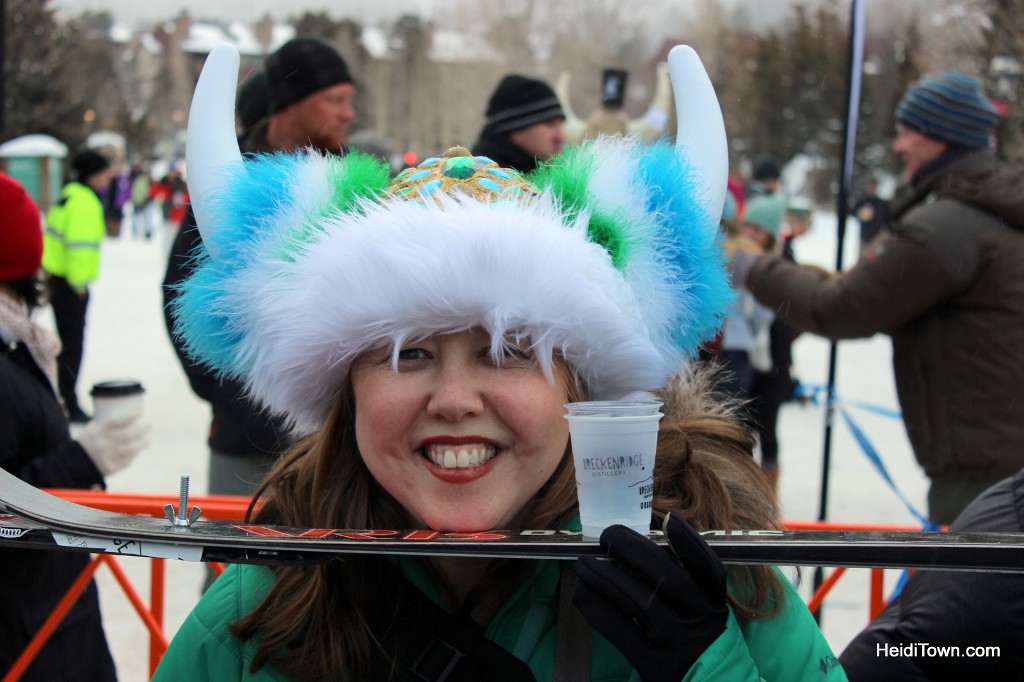 shotski record at Ullr Festival 2014. HeidiTown.com