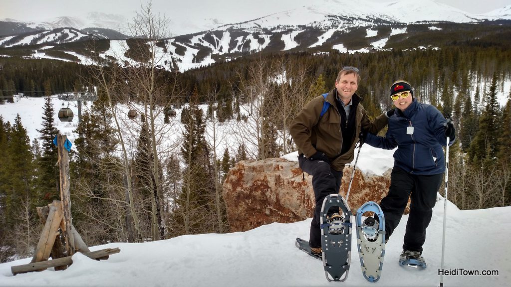 A guided snowshoe outing in Breckenridge, Colorado