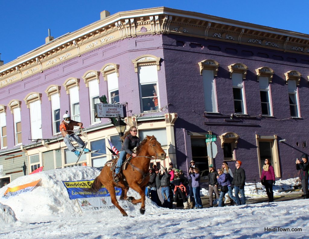 Skijoring Championships in Leadville, Colorado 2015. HeidiTown.com