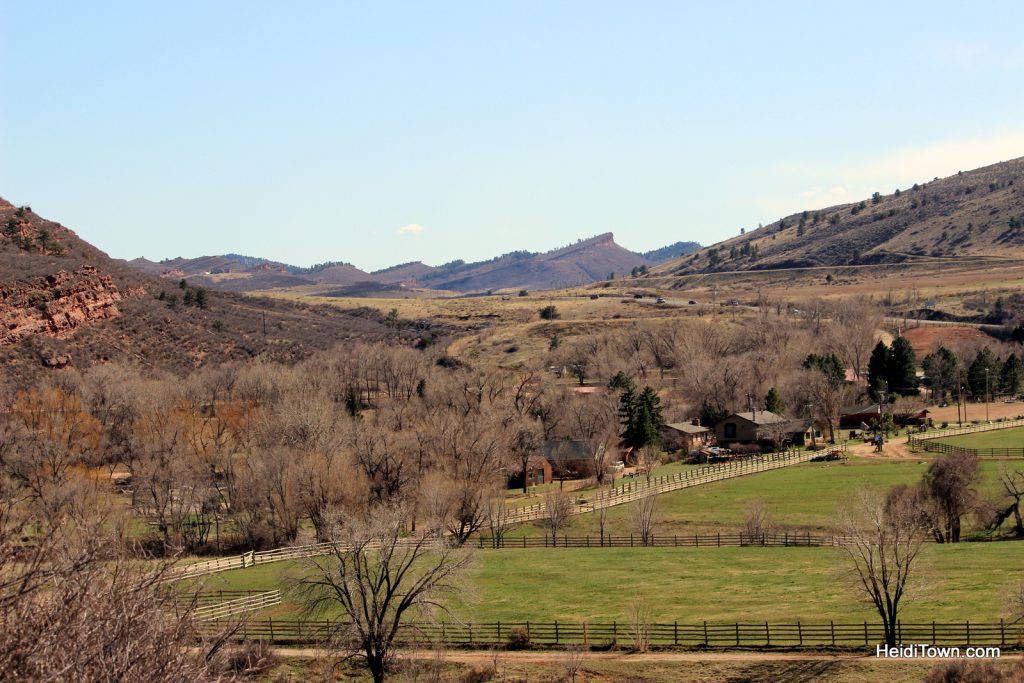 The view from Green Ridge at Sylvan Dale Guest Ranch in Loveland, Colorado. HeidiTown.com