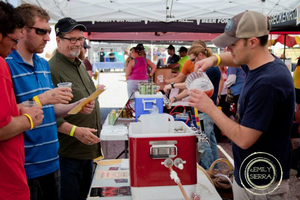 Brewery's pouring beer at Front Range Rally. Photo by Emily Sierra Photography. HeidiTown.com