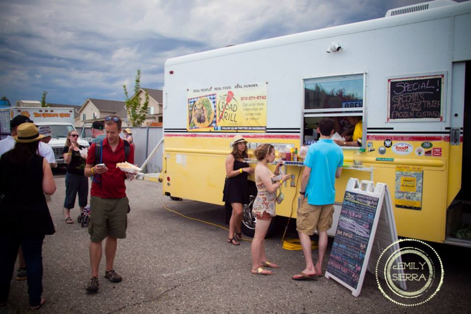 Food truck at Front Range Rally. Photo by Emily Sierra Photography. HeidiTown.com