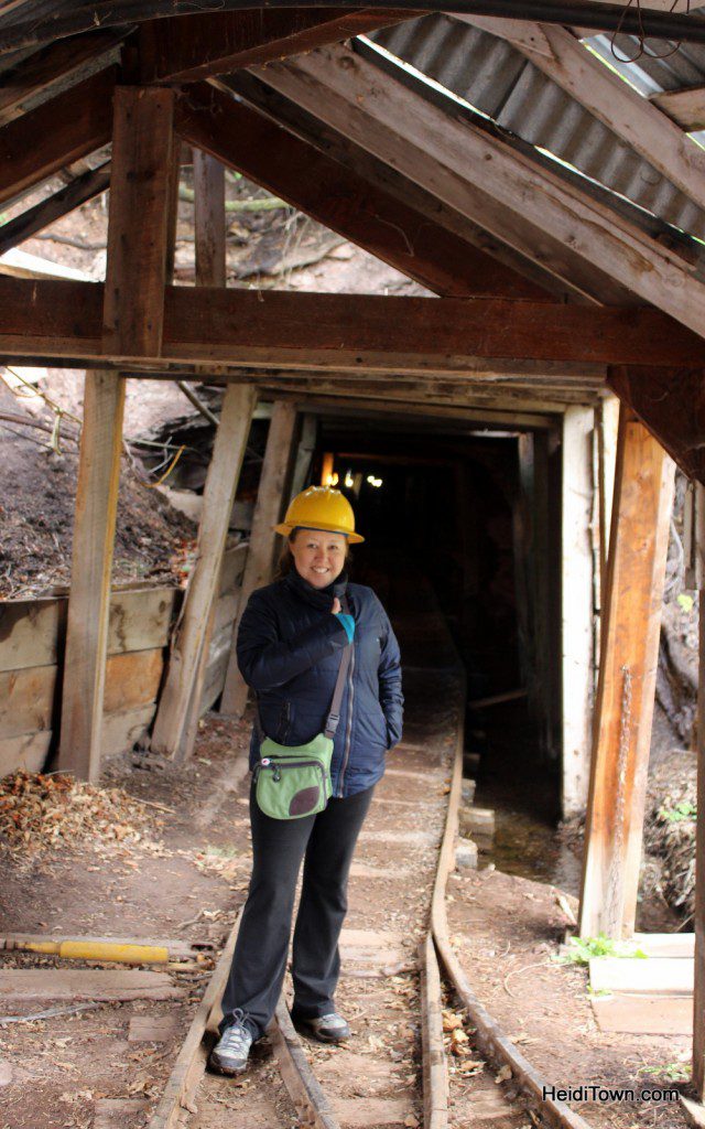 Heidi Kerr-Schlaefer, mayor of HeidiTown touring the Bachelor-Syracuse Mine in Ouray, Colorado as part of HeidiTown Fest. Photo by Ryan Schlaefer