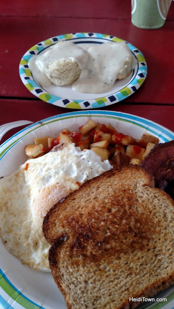 breakfast at the Bachelor-Syracuse Mine in Ouray, Colorado. HeidiTown.com