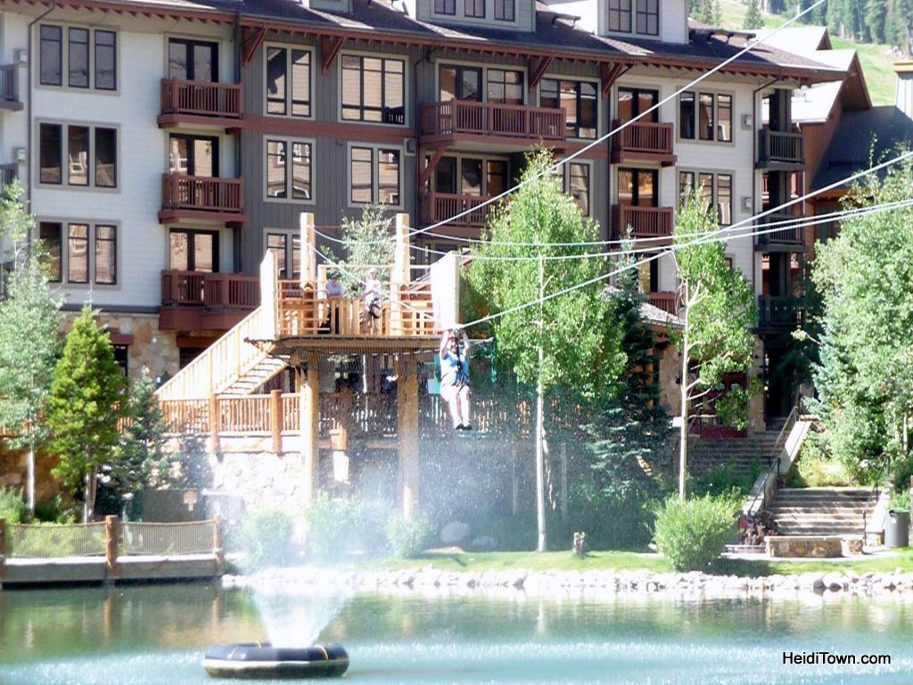zip lining at Copper Mountain. HeidiTown.com