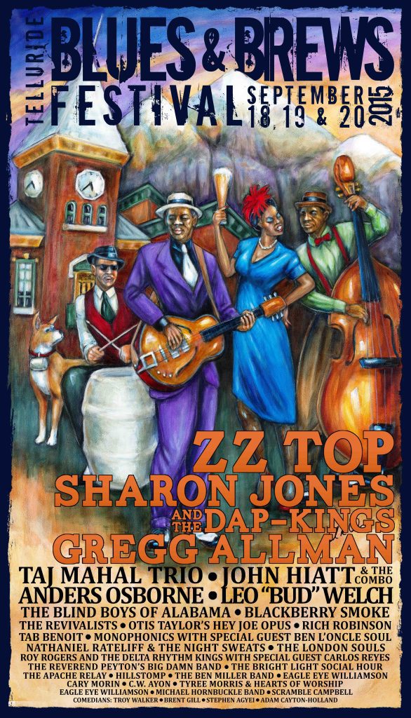 Telluride Blues & Brews Festival Poster