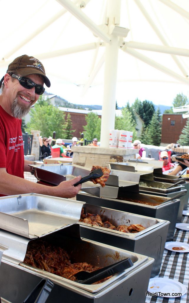 VIP lunch at Winter Park beer Festival. HeidiTown.com