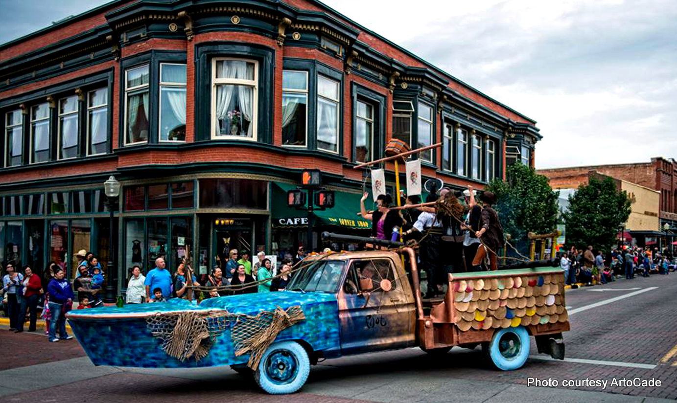 art car at ArtoCade in Trinidad, Colorado
