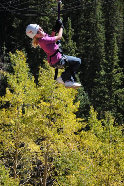 Enjoy Colorado fall to the fullest at Top of the Rockies Zip Line