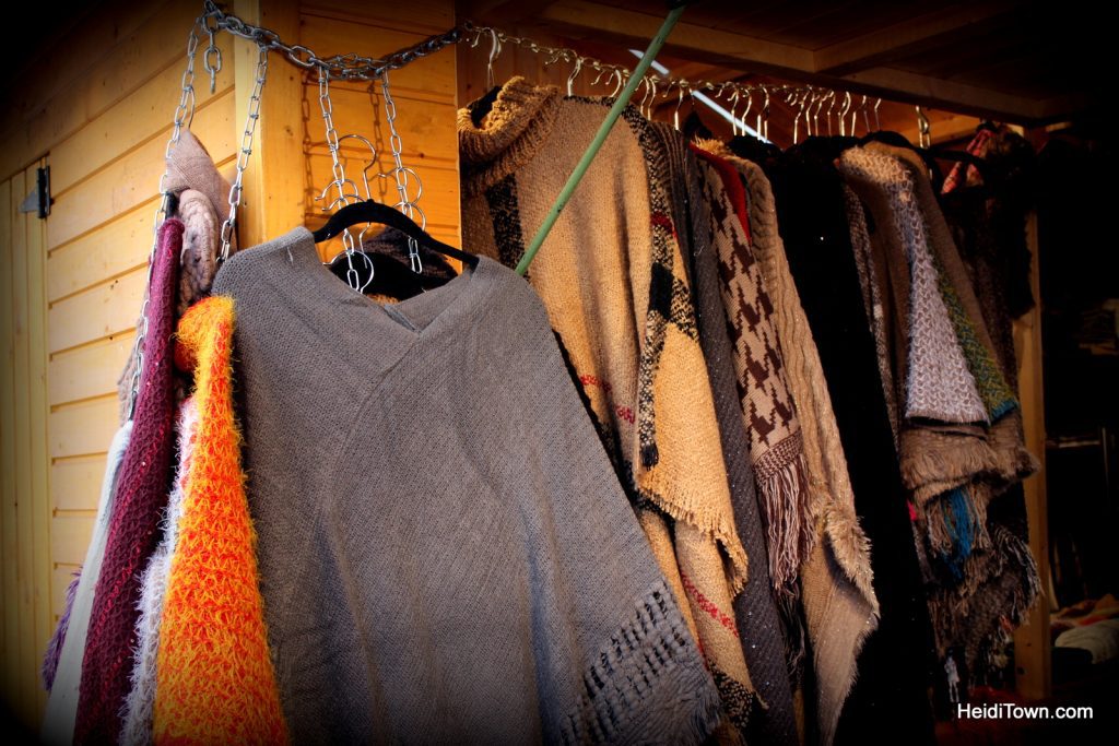 Beautiful sweaters at Denver Christkindl Market 2014. HeidiTown.com