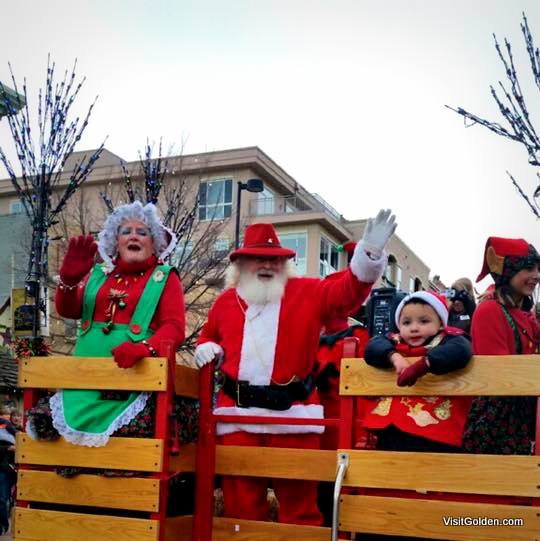 Holiday Parade in Golden, Colorado. Photo courtesy of VisitGolden.com