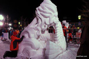 Budweiser International Snow Sculpture Championships, Team Minnesota, Third Place. HeidiTown (2)