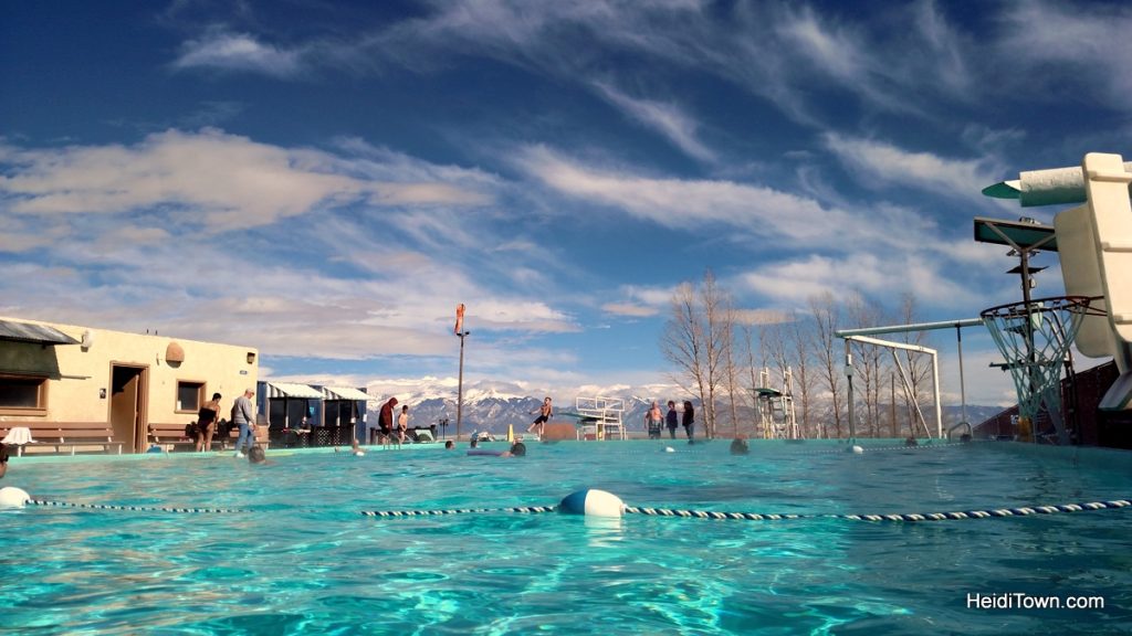 An oasis in Southern Colorado. Sand Dunes Swimming Pool & Hot Springs, pool shot. HeidiTown.com
