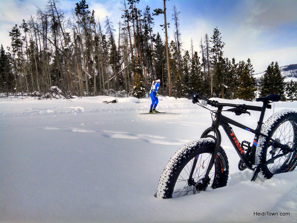 Snow Mountain Ranch, a winter wonderland. Fat biking HeidiTown.com