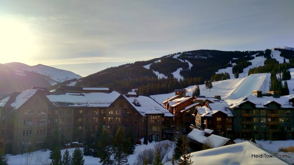 The view from our Passage Point condo in Copper Mountain. HeidiTown.com