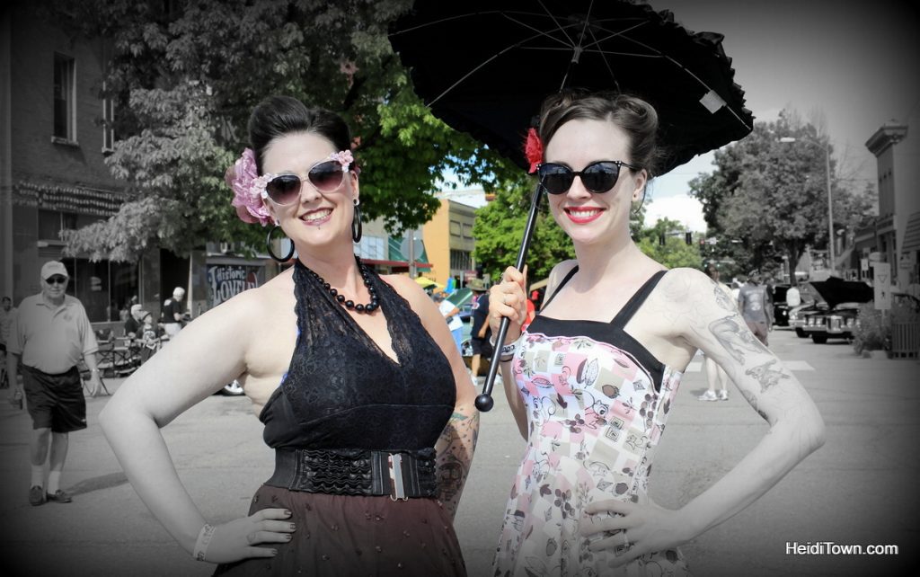 Tips For Creating A Successful Festival. Pin Up Contest Contestants at Hot Cars Cool Nights in Loveland, Colorado. HeidiTown.com