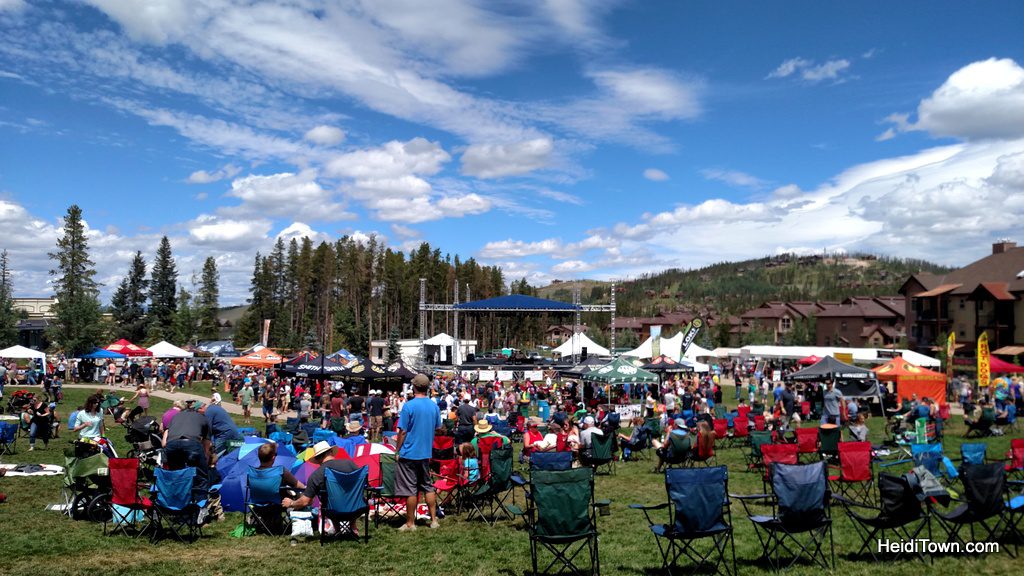 Winter Park Beer Festival 2015. Full crowd shot from VIP section HeidiTown.com
