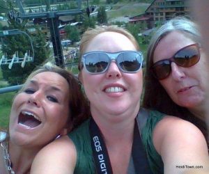 riding the chairlift in terror. HeidiTown.com