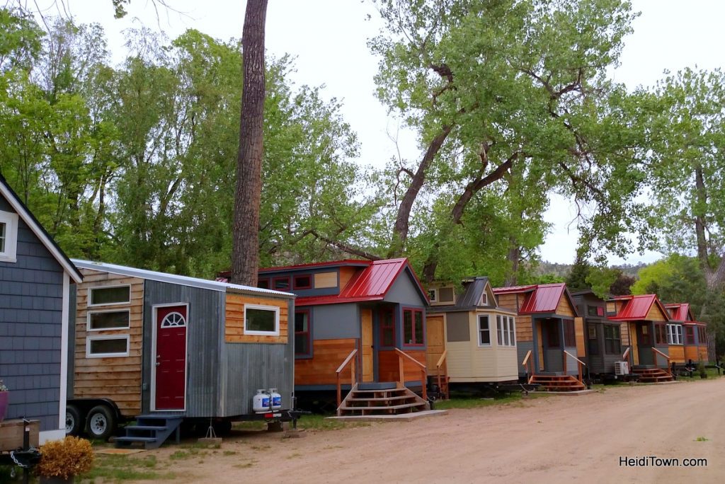 A stay at Colorado's only tiny home hotel. HeidiTown.com
