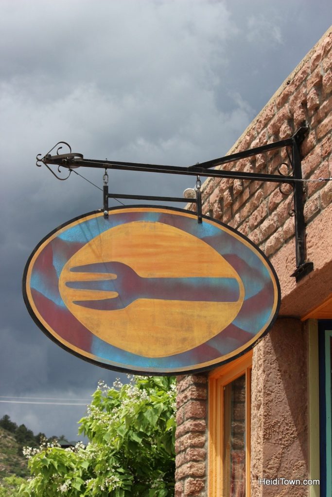 The Lyons Fork sign. Photo by Heidi Kerr-Schlaefer