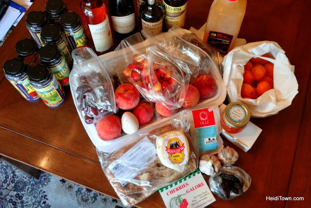 FEATURED FESTIVAL Farm to Fiddle Festival, Hotchkiss, Colorado. Our haul. HeidiTown.com